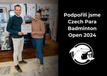 Zdravotně znevýhodněným sportovcům klubu Badminton Sharks Brno jsme předali finanční podporu!
