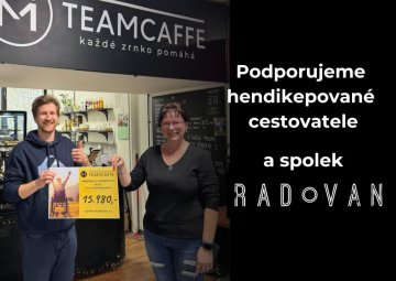 Teamcaffe podporuje hendikepované cestovatele