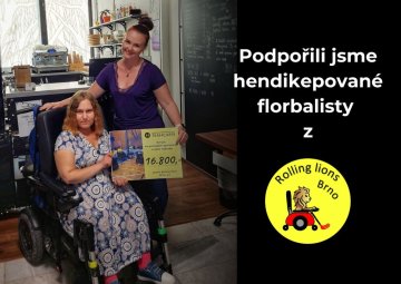 Teamcaffe podporuje florbalisty z Rolling Lions Brno