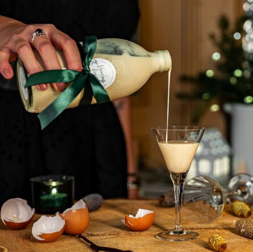 Vaječný koňak 200 ml s pravou vanilkou