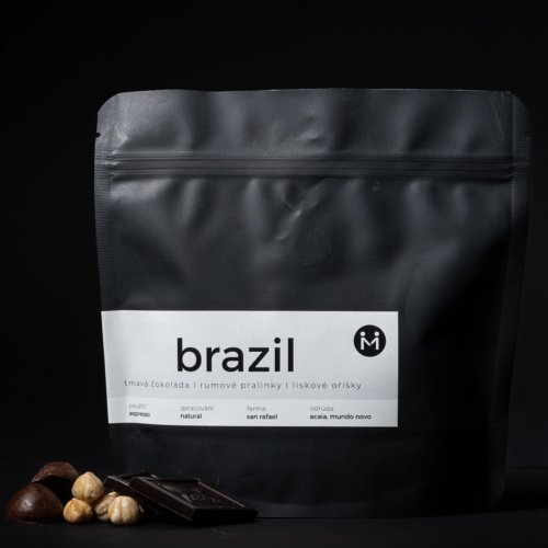 Výběrová káva Brazil San Rafael - Velikost balení: 1000 gr.