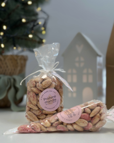 Pražené mandle sůl, pepř 100g