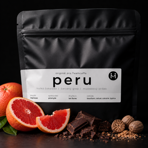 Výběrová káva Peru Las Flores - originál pro TEAMCAFFE
