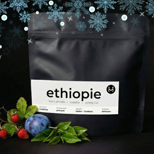 Výběrová káva Ethiopie Chelichele - Velikost balení: 250 gr.