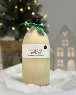 Vaječný koňak 500 ml s pravou vanilkou