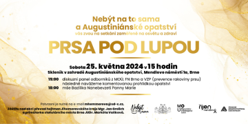 Pozvánka na akci PRSA POD LUPOU, kde bude i náš lahodný catering.
